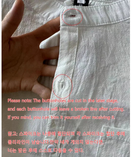 Stand Collar Shirt – Lightweight Summer Fit