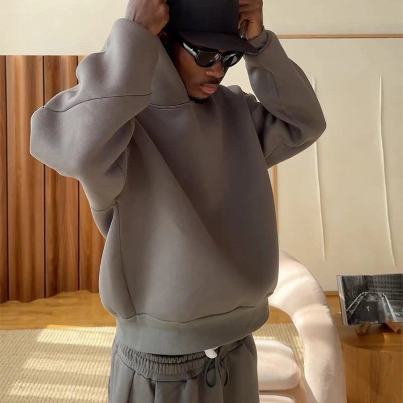 Oversized Hoodie & Sweatpants Set – Vintage Street Fit