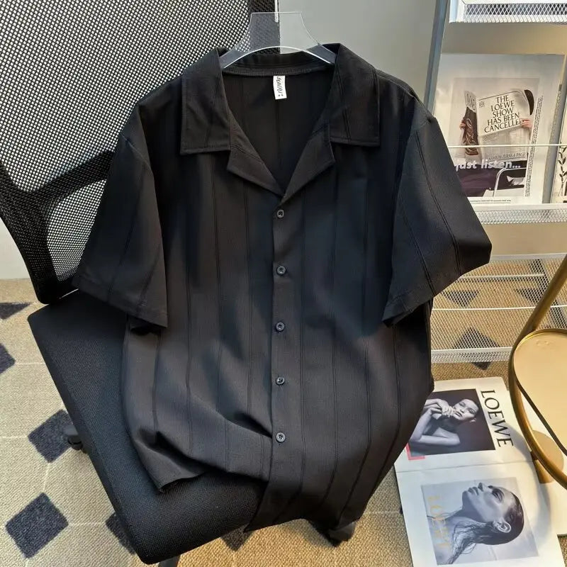Men's Short-sleeved White Summer