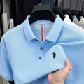 👉 Men’s Cotton Short Sleeve Polo Shirt – Premium Casual Summer Top