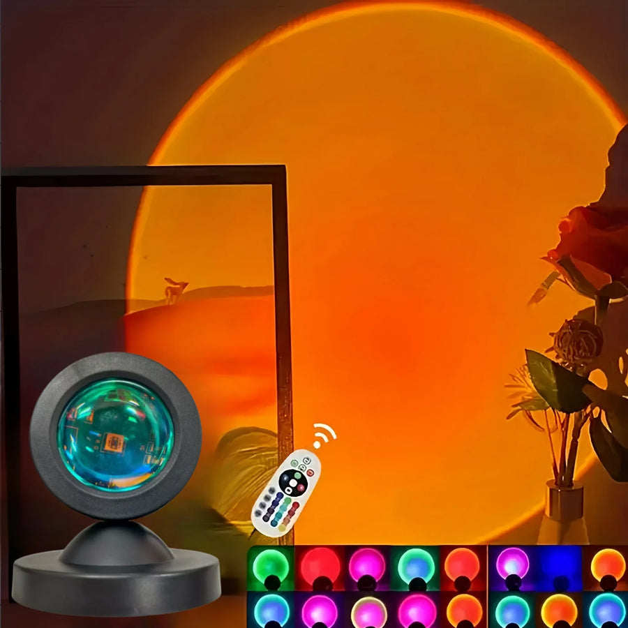 Nexsora SunsetGlow™ — 16-Color Sunset Projection Light